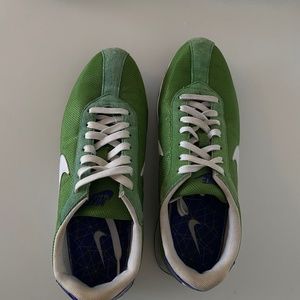 RARE Nike Womens Air Match 324863-311 Athletic Sneakers Green Blue Womens Sz 6.5